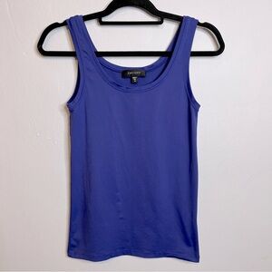 Karen Kane Soft Sleeveless Jersey Scoop Tank Top Las Palmas Blue Medium VGUC